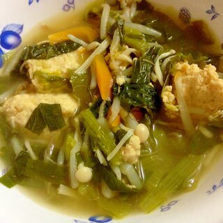 鶏つくねの野菜スープ